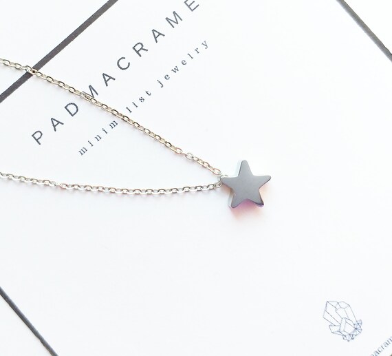 Collar de acero estrellita