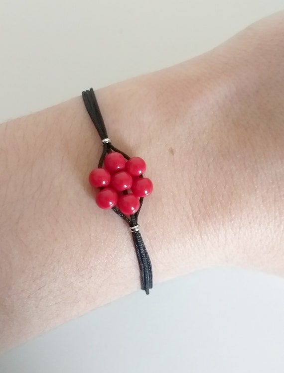 Pulsera protectora de coral