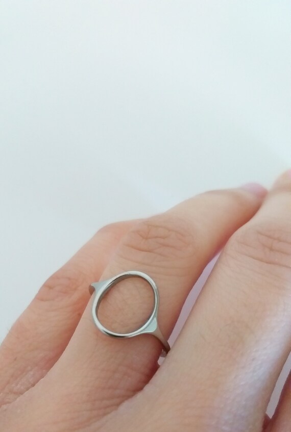 Anillo círculo acero