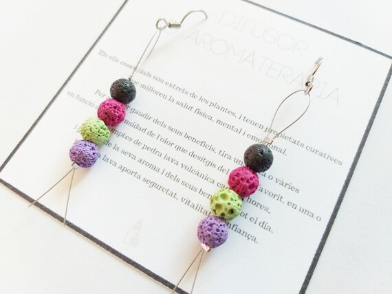 Pendientes difusor de aromaterapia