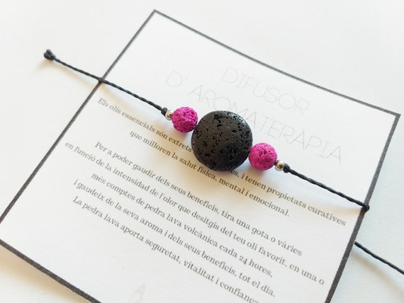 Pulsera difusor aromaterapia