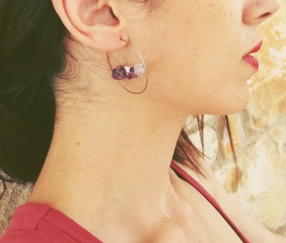Aros de acero y mineral