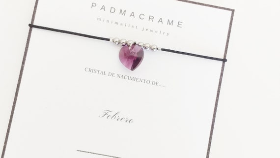 Pulsera cristal de nacimiento
