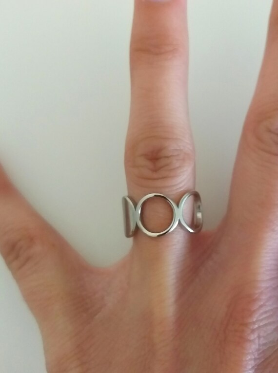 Anillo círculos acero