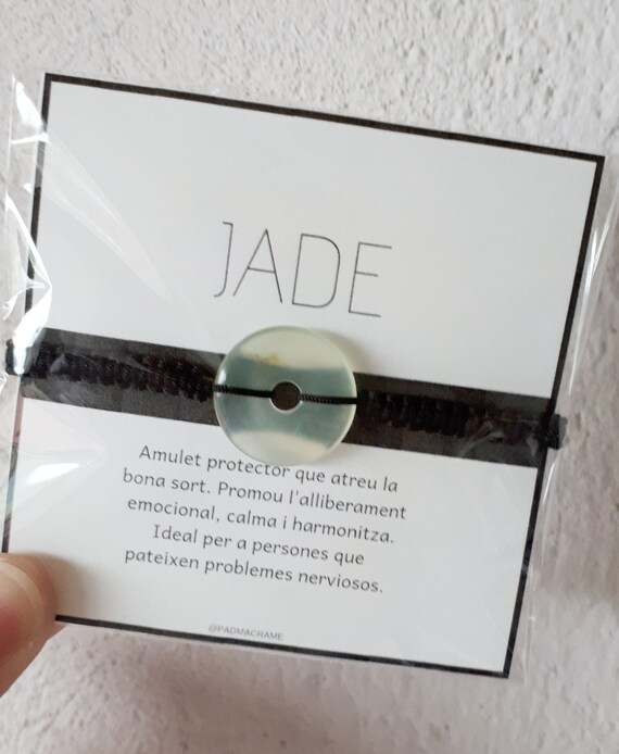 Pulsera donut jade