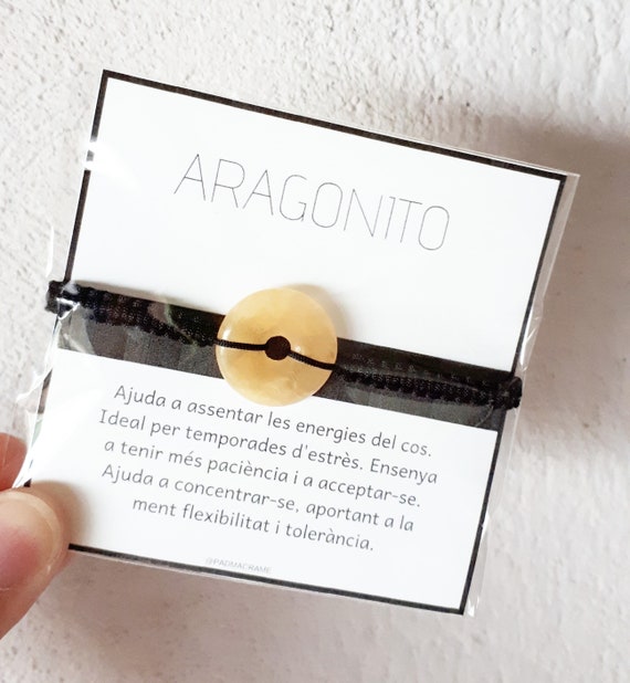 Pulsera donut aragonito