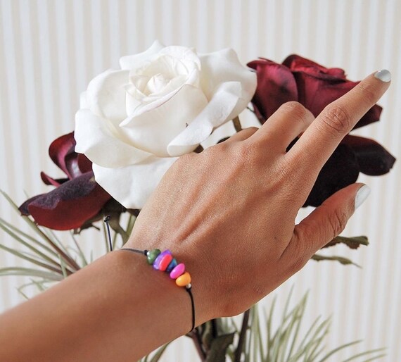 Pulsera cromoterapia arcoiris