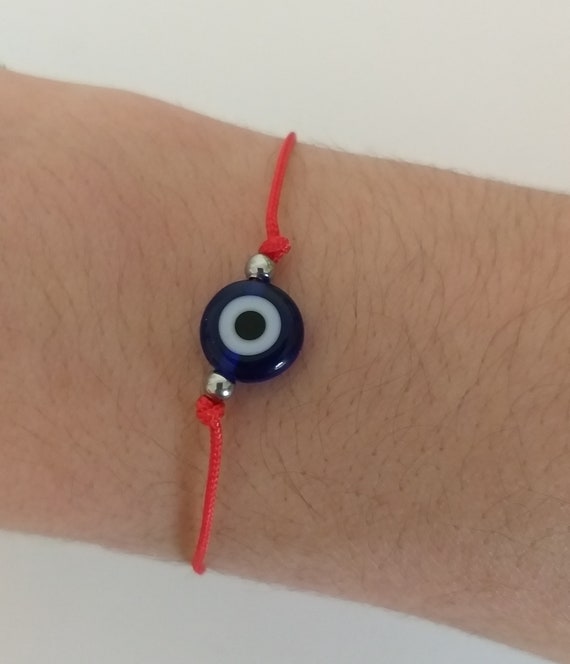Pulsera ojo protector hilo rojo