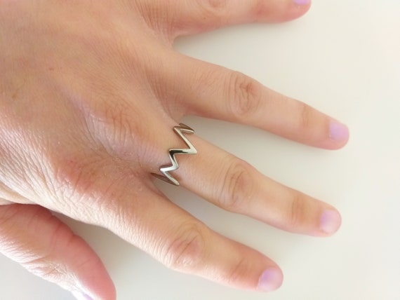 Anillo latido acero