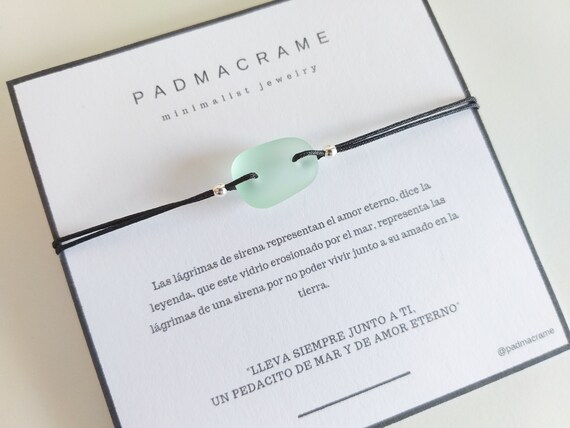 Pulsera lágrima de sirena: verde