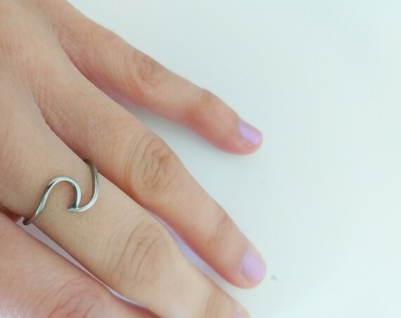 Anillo ola acero