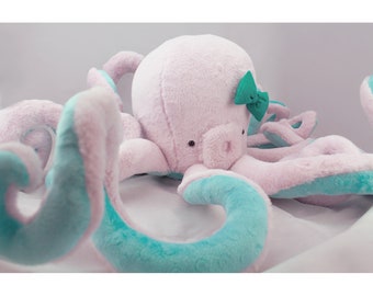 Coral - The Giant Octopus PDF sewing pattern plush / soft toy fish  - Ocean, Marine animal - Digital download