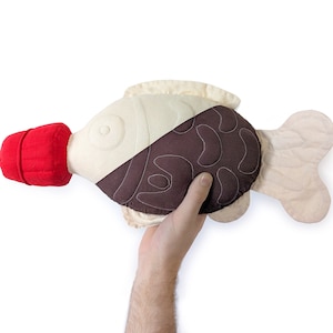 Kiki - The Soy Sauce Fish sewing pattern • Digital download • Japanese food - kawaii plush PDF