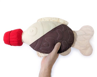 Kiki - The Soy Sauce Fish sewing pattern • Digital download • Japanese food - kawaii plush PDF