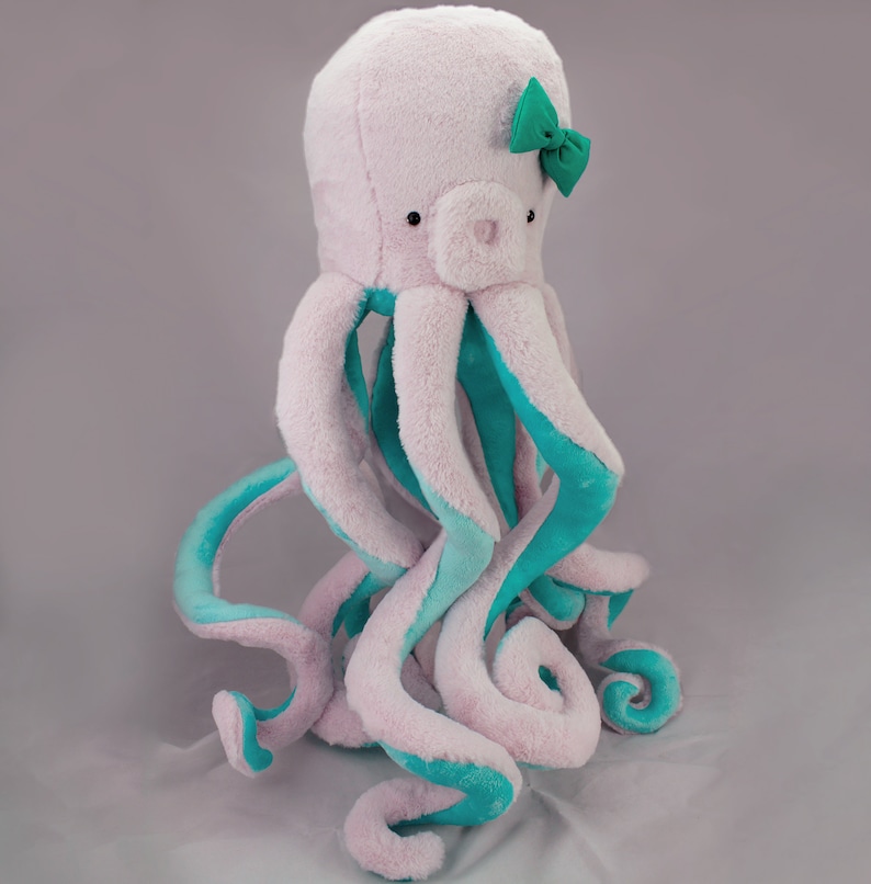 Coral The Giant Octopus PDF sewing pattern plush / soft toy | Etsy