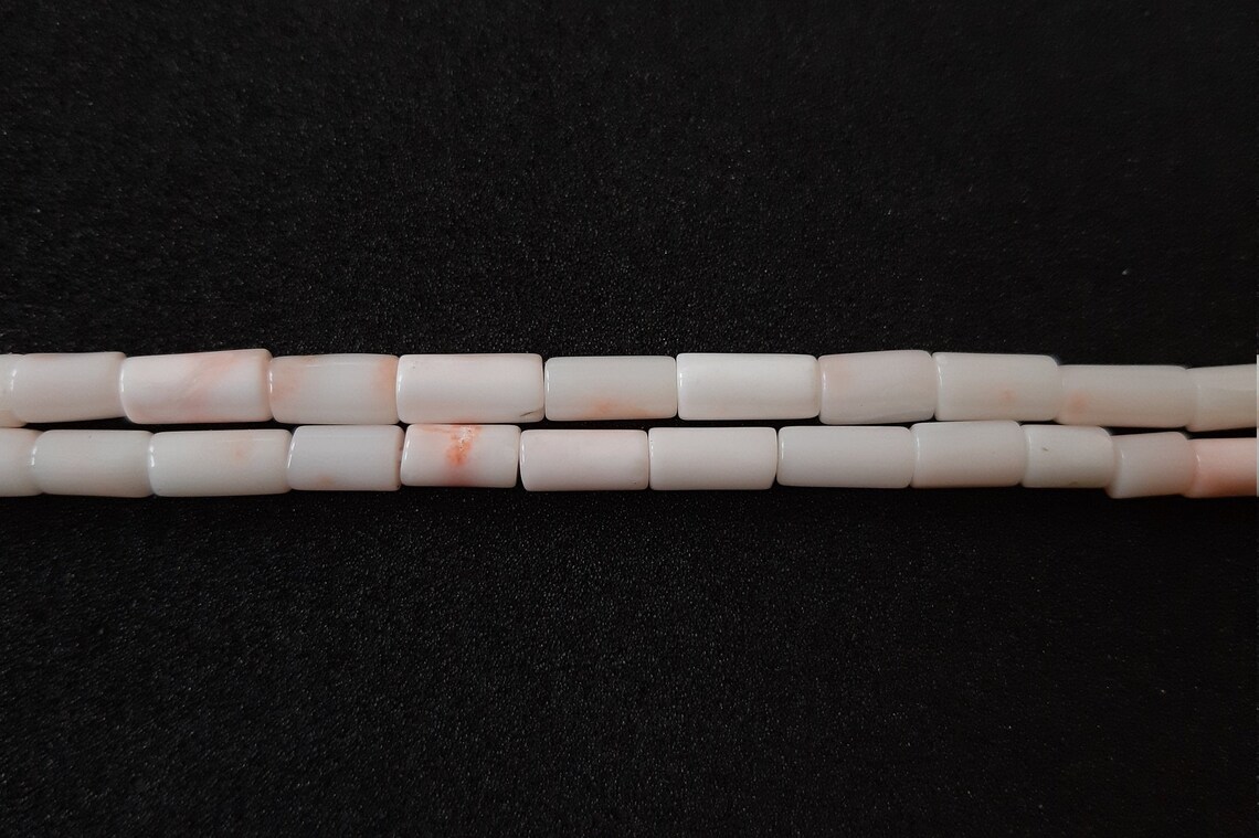 WHITE CORAL BEADS A'1 Quality'Tube Shape'coral Etsy