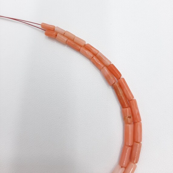 Perlina Di Pietra Preziosa A Forma Di Bastoncino Color Rosa - Foto 10