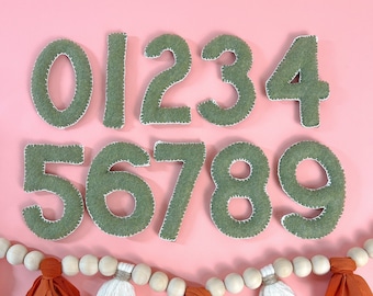 Felt Numbers, learning toys, educational toy, numbers set for kids, montessori toys