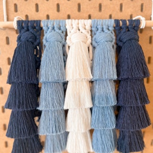 Boho Macrame Wall Hanging, Nursery Decor, Tassel Wall Hanging