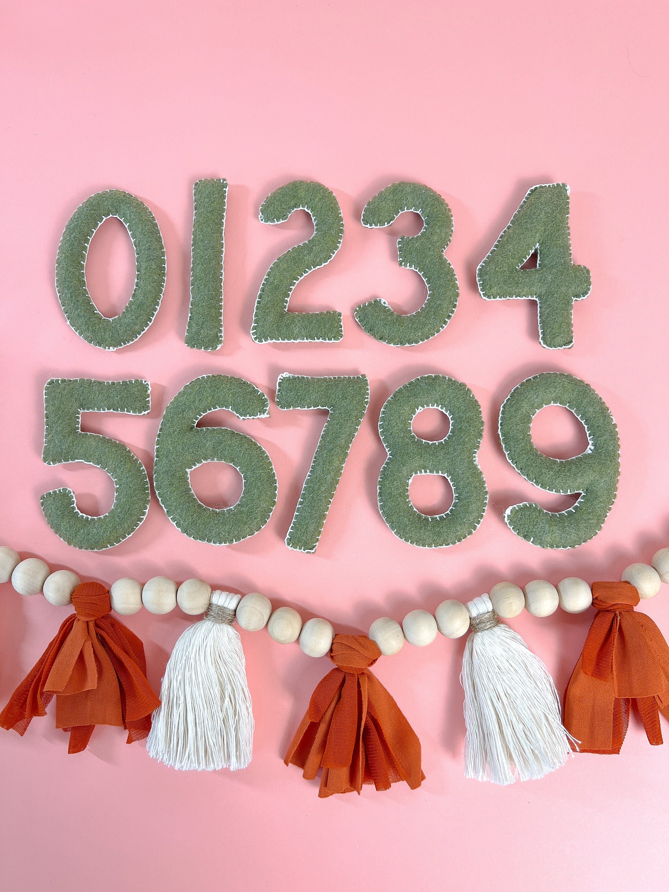 Felt Numbers, Learning Toys, Educational Toy, Numbers Set for Kids ...