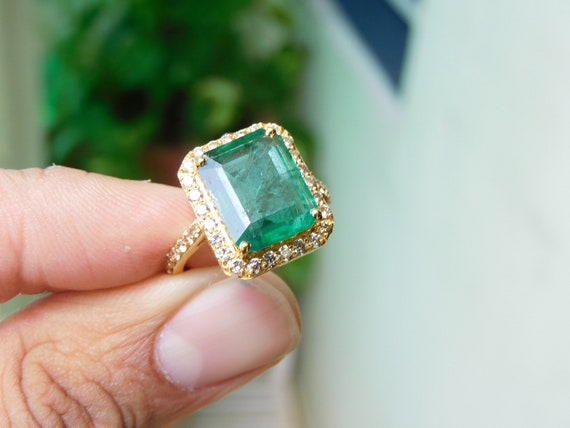 Buy APSLOOSE 6.25 Ratti 5.20 Carat Certified Natural Emerald Panna  Panchdhatu Adjustable Rashi Ratan Gold Plating Ring for Astrological  Purpose Men & Women at Amazon.in