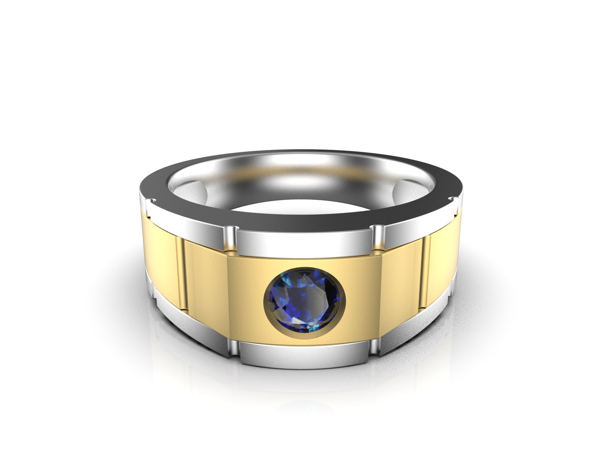 Buy Chopra Gems & Jewellery Gold Plated Brass Blue Sapphire Gemstone Ring ( Men and Women) - Adjustable (brassstonering28) Online at Best Prices in  India - JioMart.