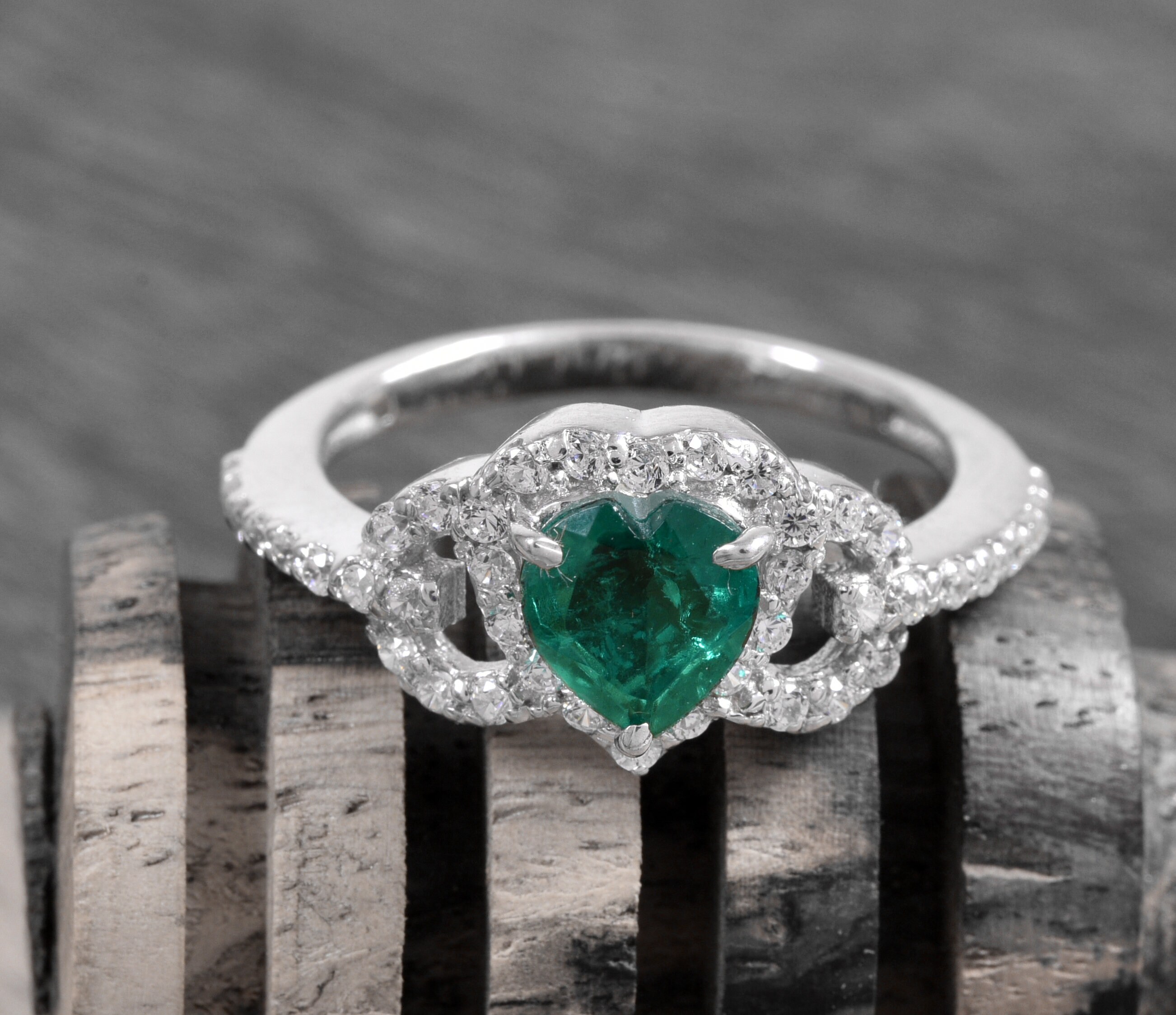 Fashion Ring Emeralds Zircon Diamond Ring Golden India | Ubuy