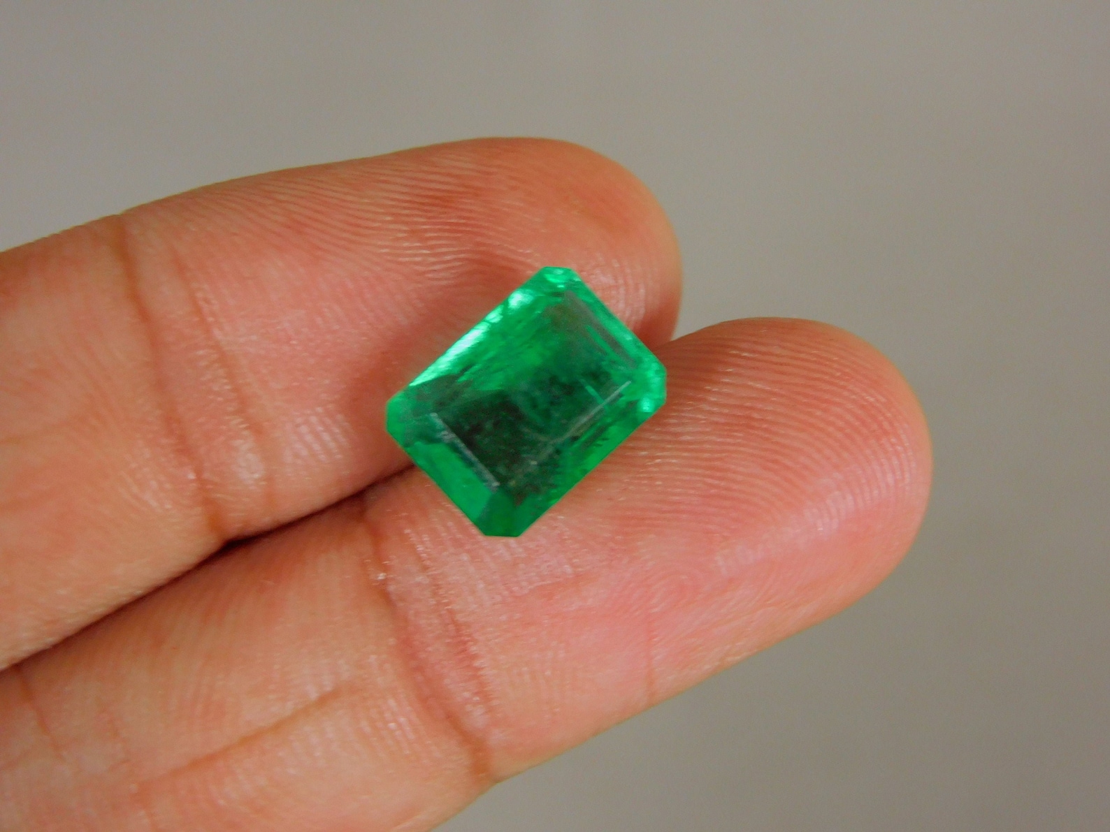 5 Carats Natural Emerald Stone For Jewelry / Emerald Cut Rich Etsy