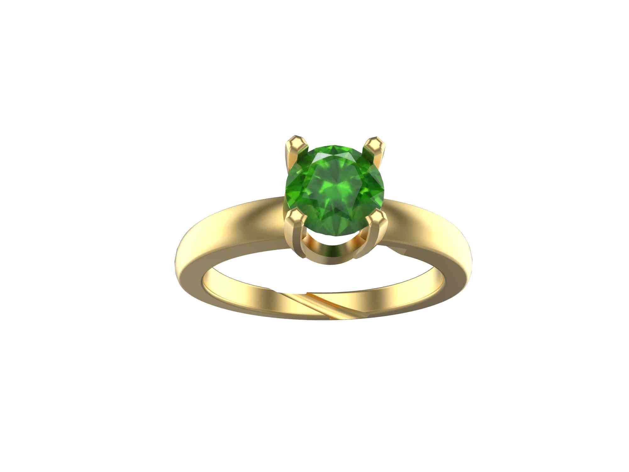 Russian demantoid deals garnet ring