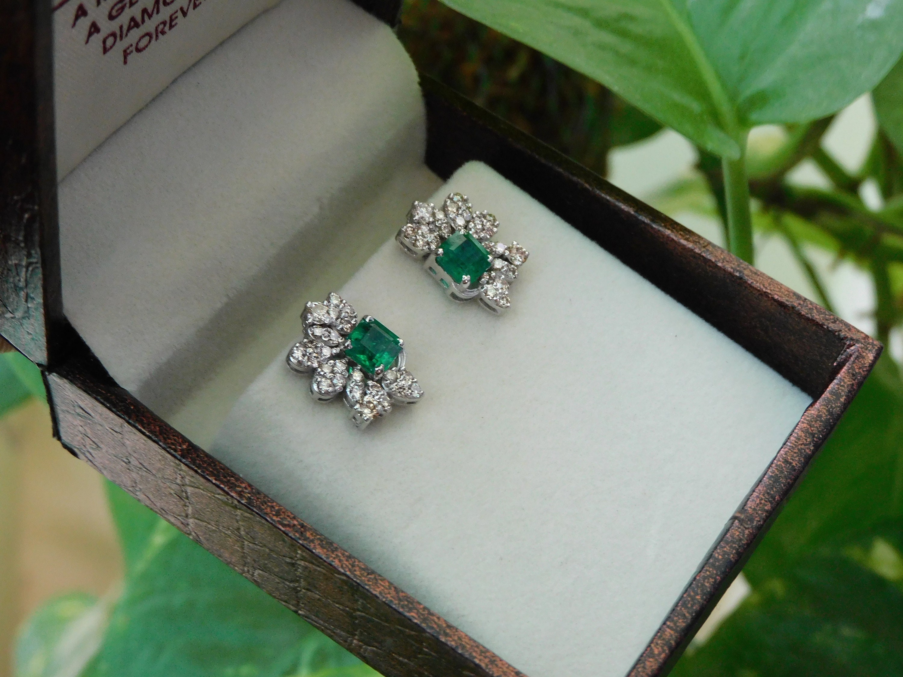 Emerald-Cut Green Tourmaline Stud Earrings – Park City Jewelers