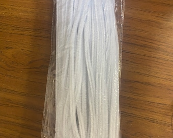 100pc Chenille Stem Pipe Cleaner - White - MD9056