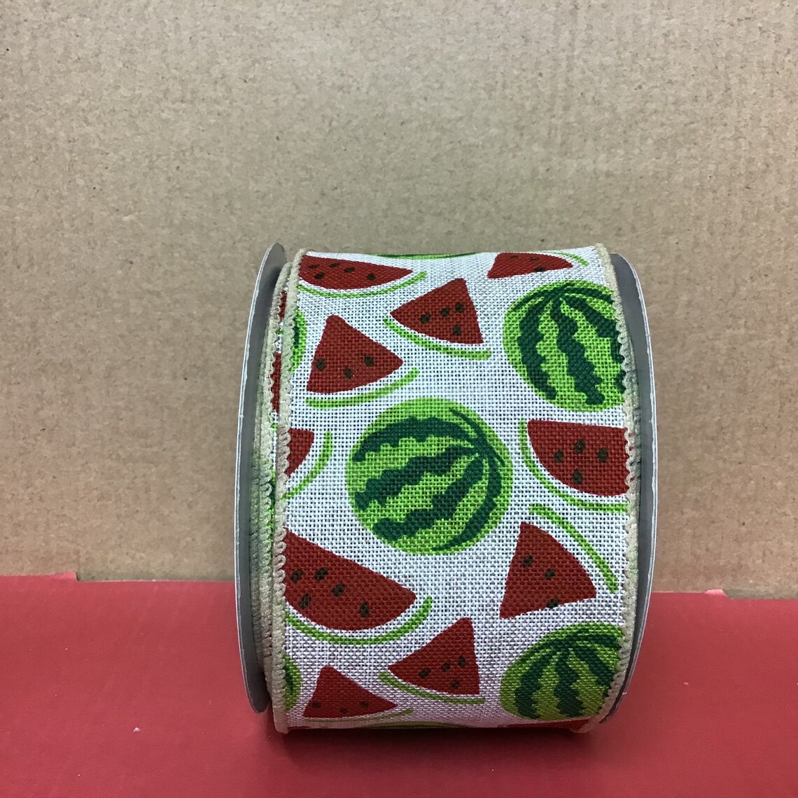 1.5x10yd 2.5x10yd Watermelon Wired Ribbon Watermelon Etsy