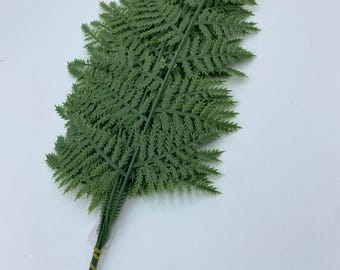 17" Plastic Leather Leaf Sold By Bundle of 12 - 17LL