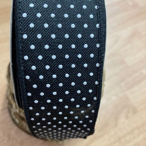 Ruban métallique de 1,5 x 10 m, ruban à pois, ruban avec fil, ruban noir, ruban de printemps, ruban de ferme, ruban d'abeille
