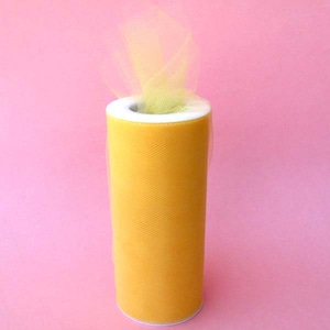 6&quot; Yellow - Tulle Fabric-25yds/Spool