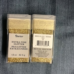 Gold - 1.5 Ounce Extra Fine Glitter 30029606 - Darice Extra Fine Glitter