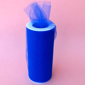 6&quot; Royal - Tulle Fabric-25yds/Spool