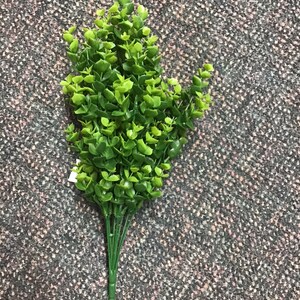 X 10 Eucalyptus Bush Plastic 18 &quot; - Green - CS14618