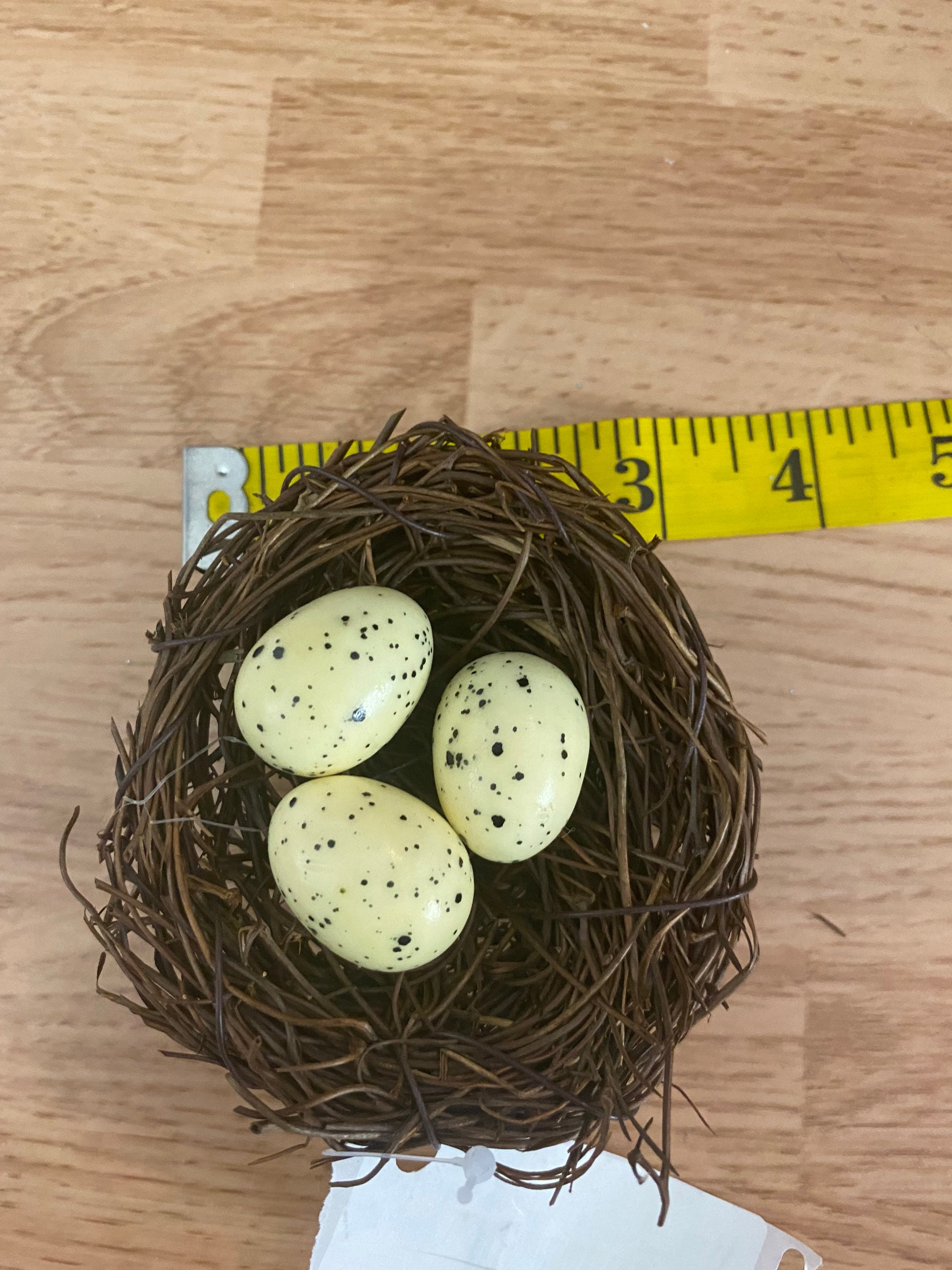 Bird Nest With 3 Eggs - WF144