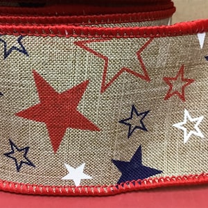 1.5"x10yd 2.5"x10yd cinta patriótica con cable, cinta roja y azul, cinta con cable, cinta del 4 de julio, cinta americana, cinta roja, patriótica