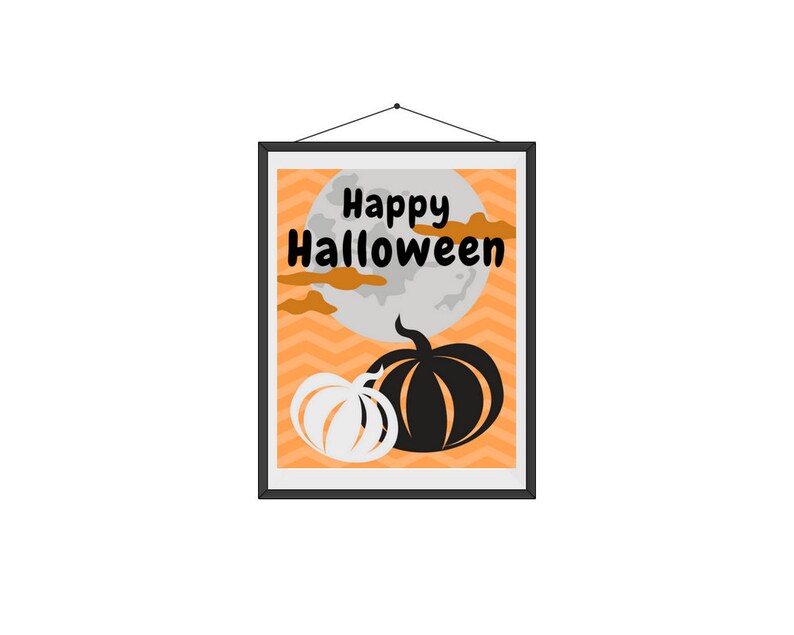Cute Halloween Art / Printable / Halloween Decor / Instant - Etsy