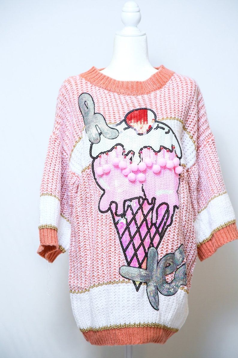 ice cream sweater dress