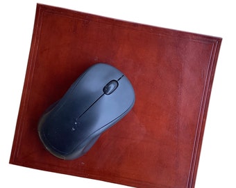 Leather Mousepad, Personalized Leather Mouse Pad
