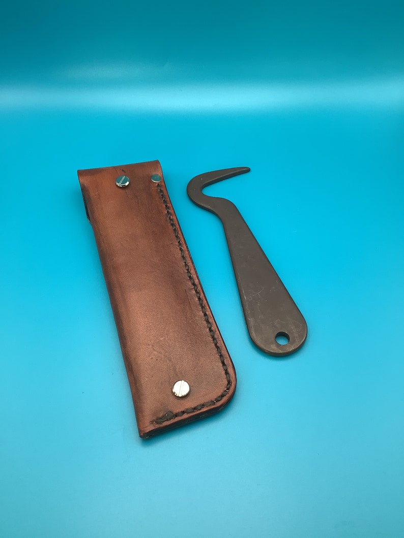 Hoof Pick and Leather Hoof Pick Holder for Saddle Billet Strap Etsy