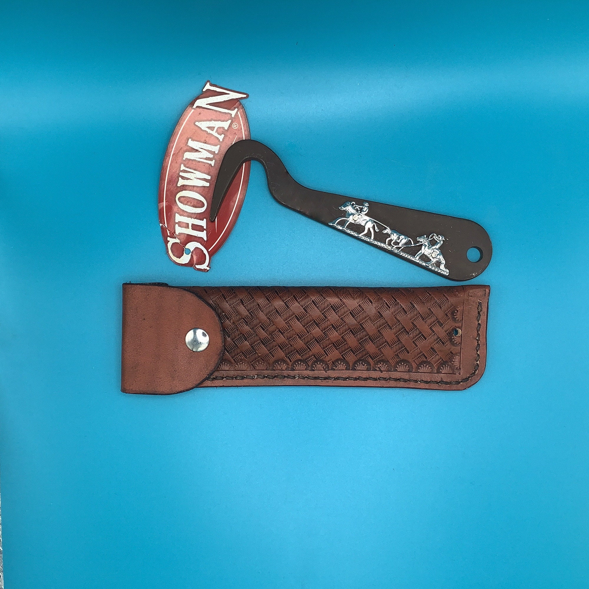 Support De Pince De Clôture Showman - Porte-cure-pied Et Sacs De Corne Pour Selle - Neuf
