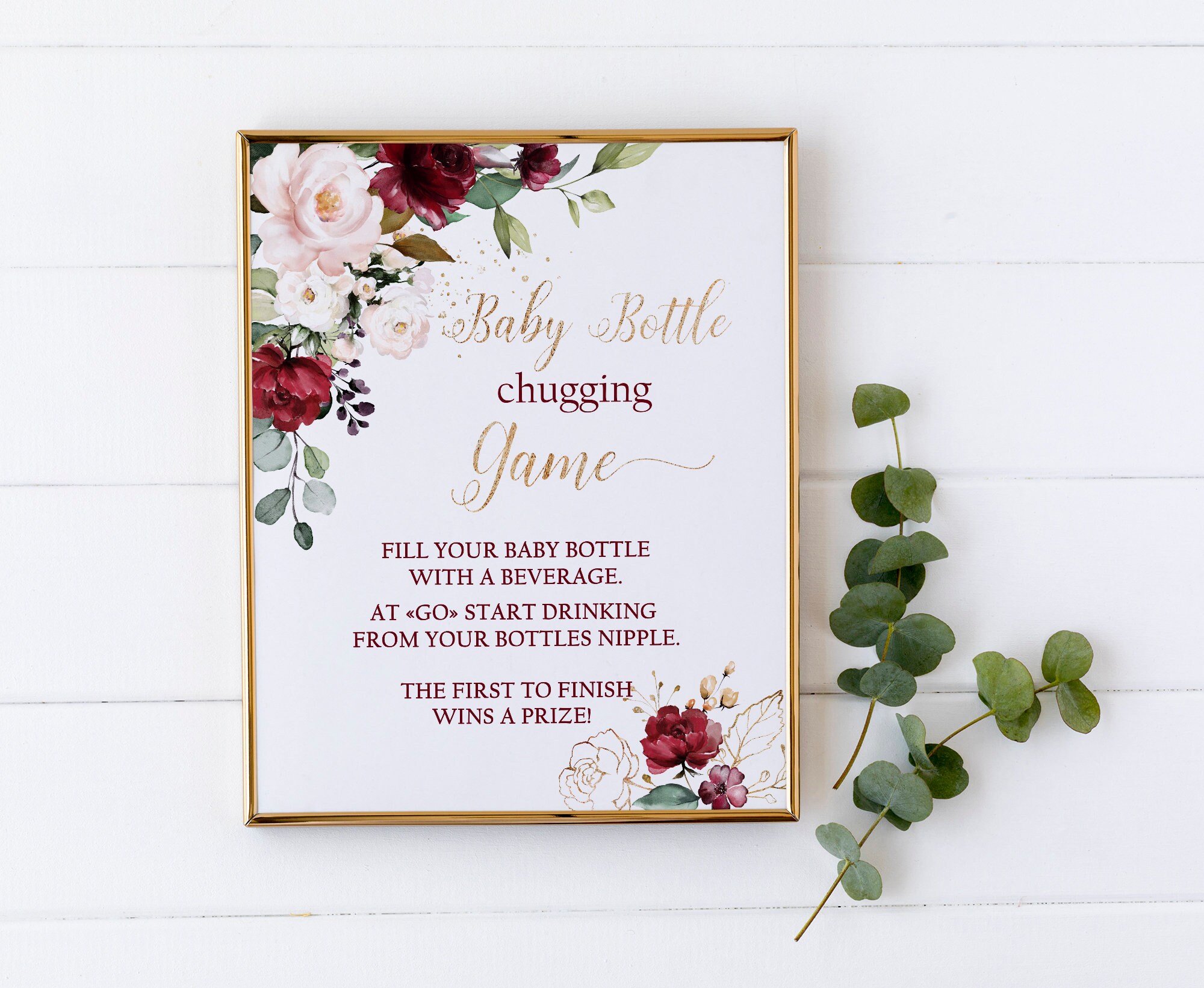 Baby Bottle Chugging Game Baby Shower Baby Bottle Chugging Game Drink