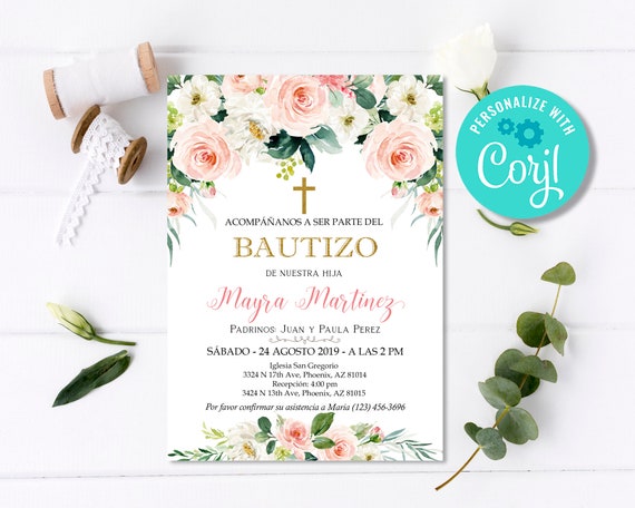 Featured image of post Invitaciones De Bautizo Con Foto Los detalles como lazos hechos con cintas son muy elegantes a ade la foto de tu ni o a en tonos sepias o blanco y negro