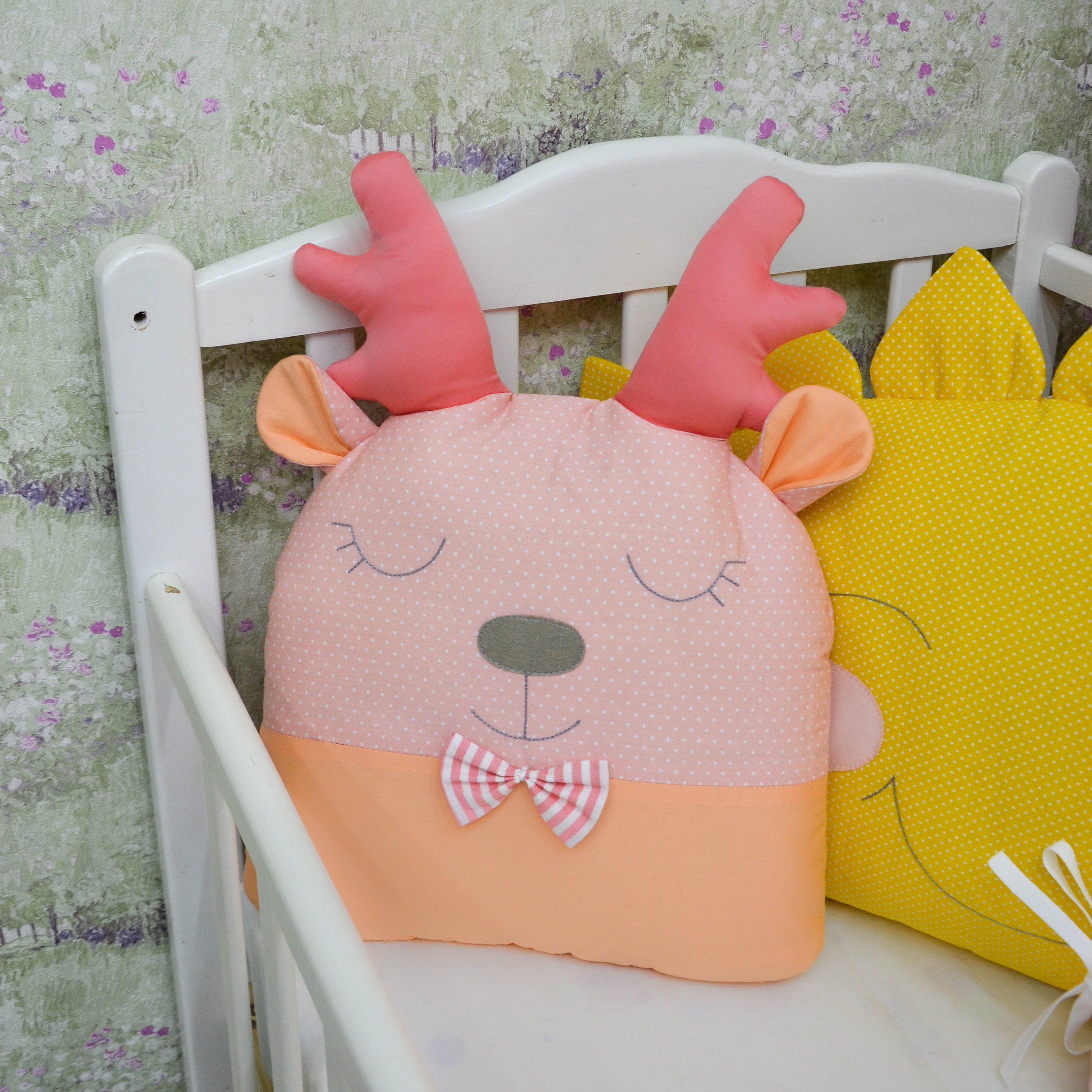 Crib bumper Baby bed bumper Crib bedding Cot bumper set Etsy