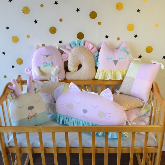 etsy cot bumper