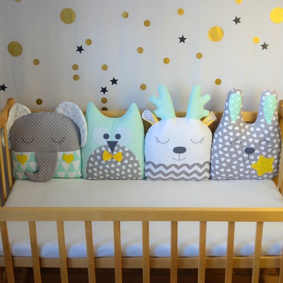 cot bedding and bumper set